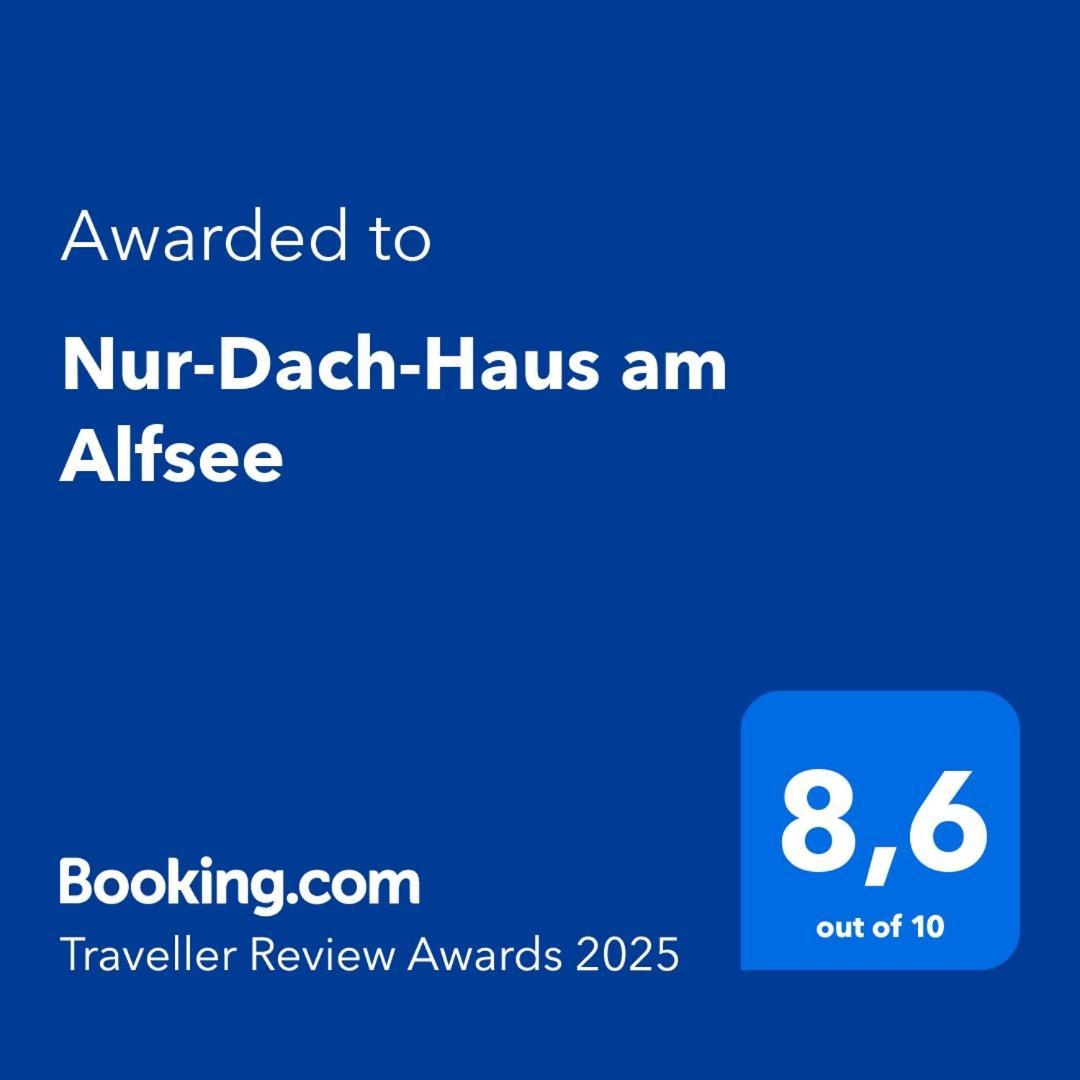 Nur-Dach-Haus Am Alfsee Rieste Eksteriør bilde