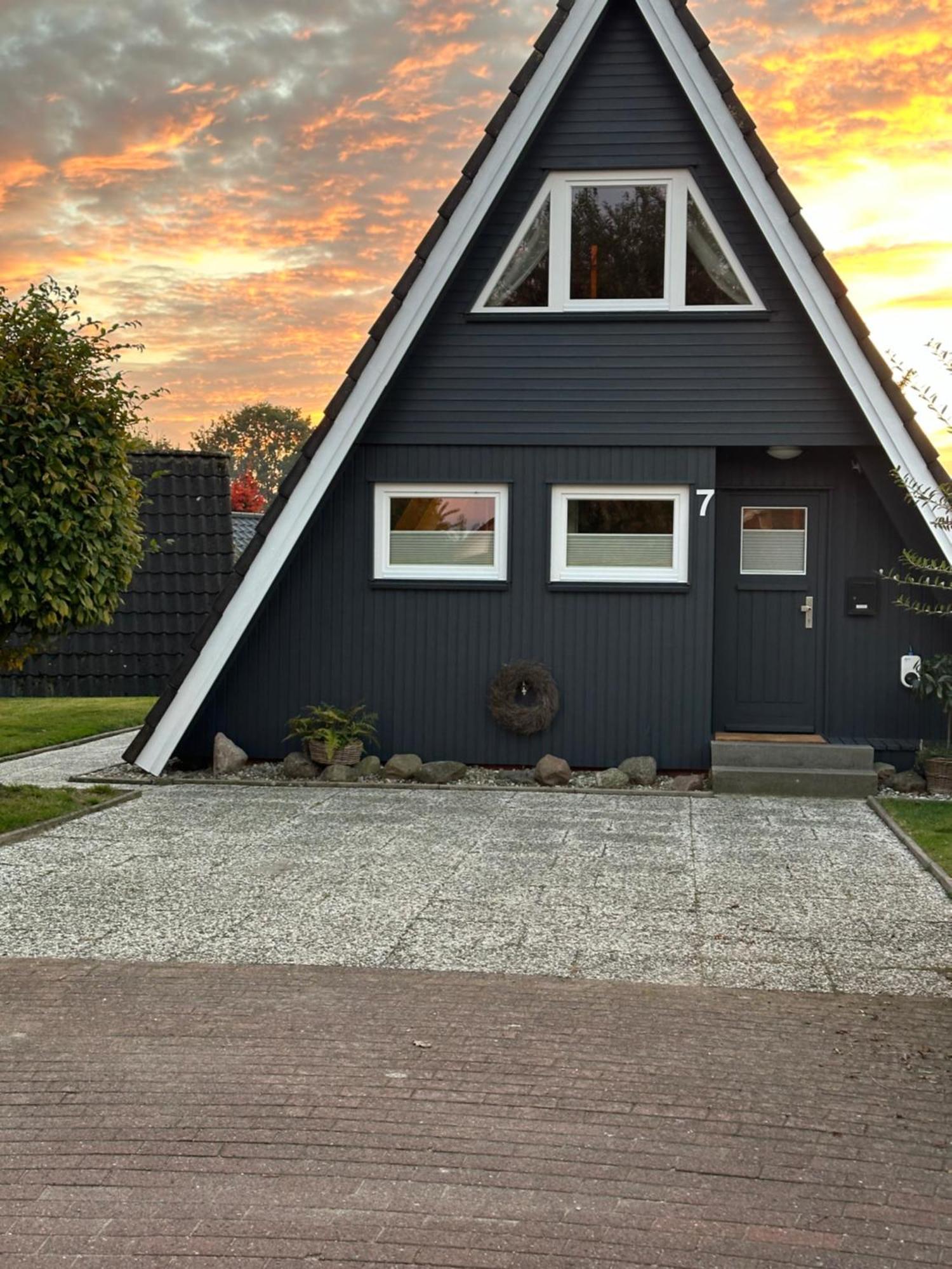 Nur-Dach-Haus Am Alfsee Rieste Eksteriør bilde