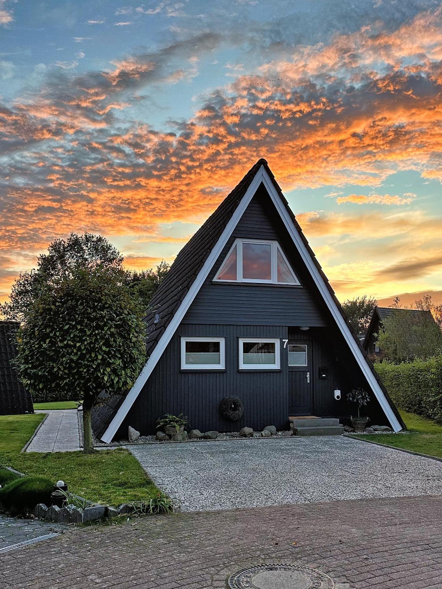 Nur-Dach-Haus Am Alfsee Rieste Eksteriør bilde